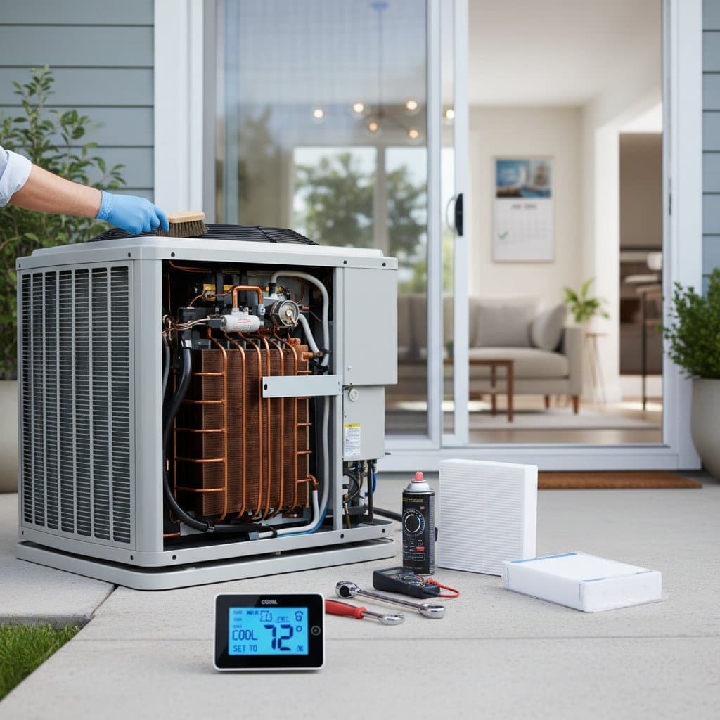 Featured image for Early AC Prep Stops Costly Summer Breakdowns