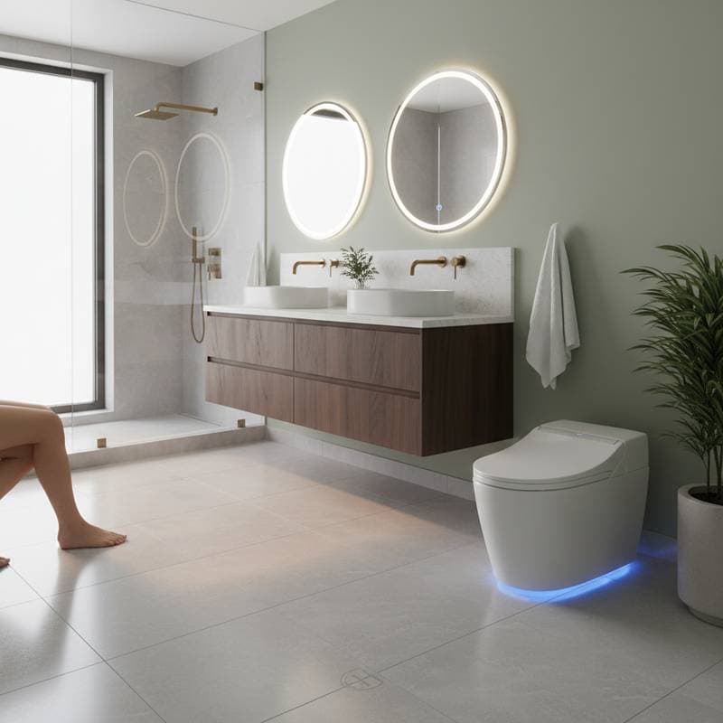 Featured image for Smart Toilets and Heated Floors Lead 2025 Bathroom ROI