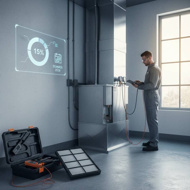 Featured image for Annual HVAC Tune-Ups Cut Energy Bills 15 Percent