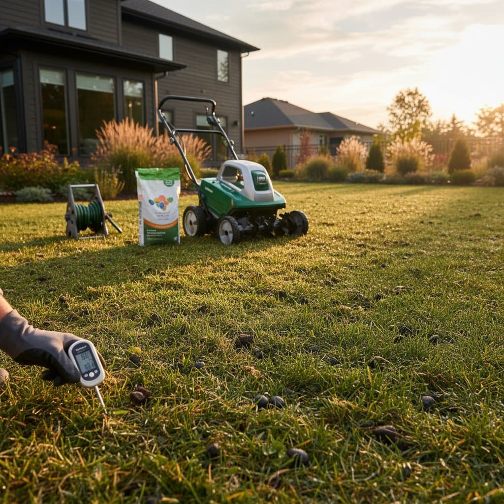 Featured image for Fall Aeration Timing: When Soil Temperature Matters Most