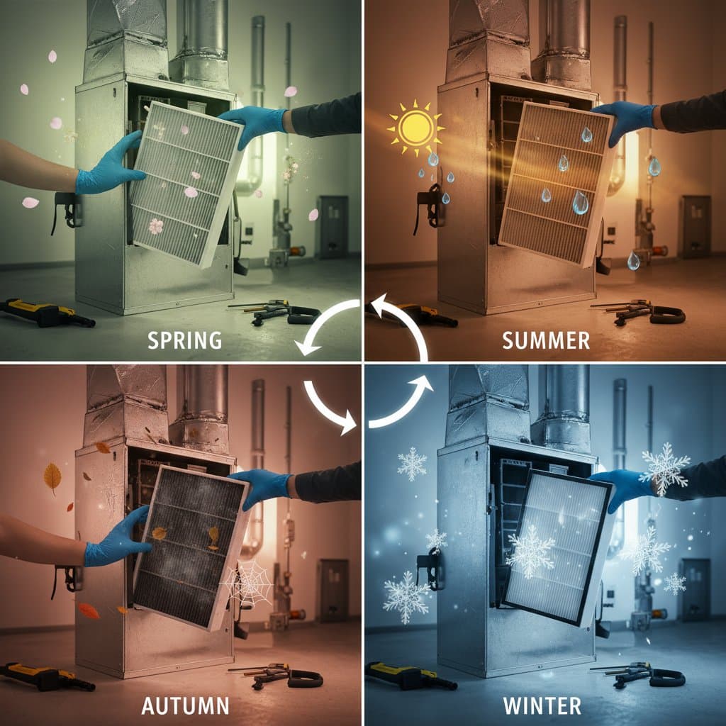 Featured image for Adapting Your HVAC Filter to Each Season Saves Energy