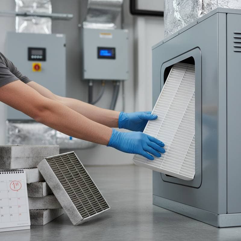 Featured image for Monthly Filter Swaps Keep HVAC Bills Low