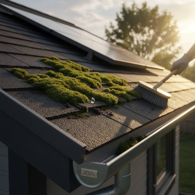 Featured image for How Moss Traps Water and Destroys Your Roof