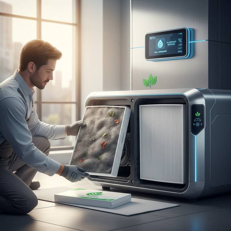 Featured image for Fall Filter Upgrades Cut Allergens and Energy Costs