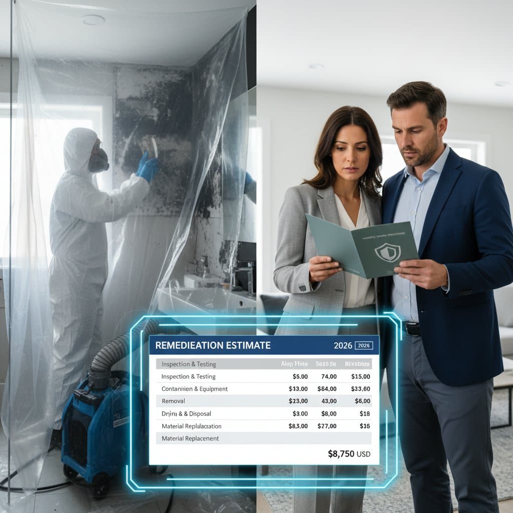 Featured image for What Mold Remediation Really Costs in 2026