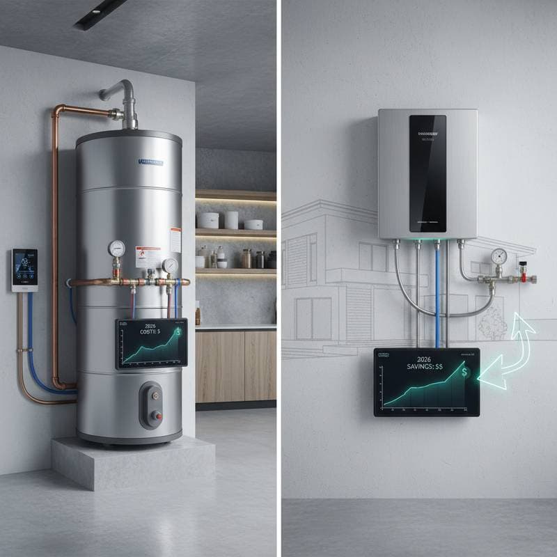 Featured image for Tank vs Tankless: What 2026 Costs Really Mean