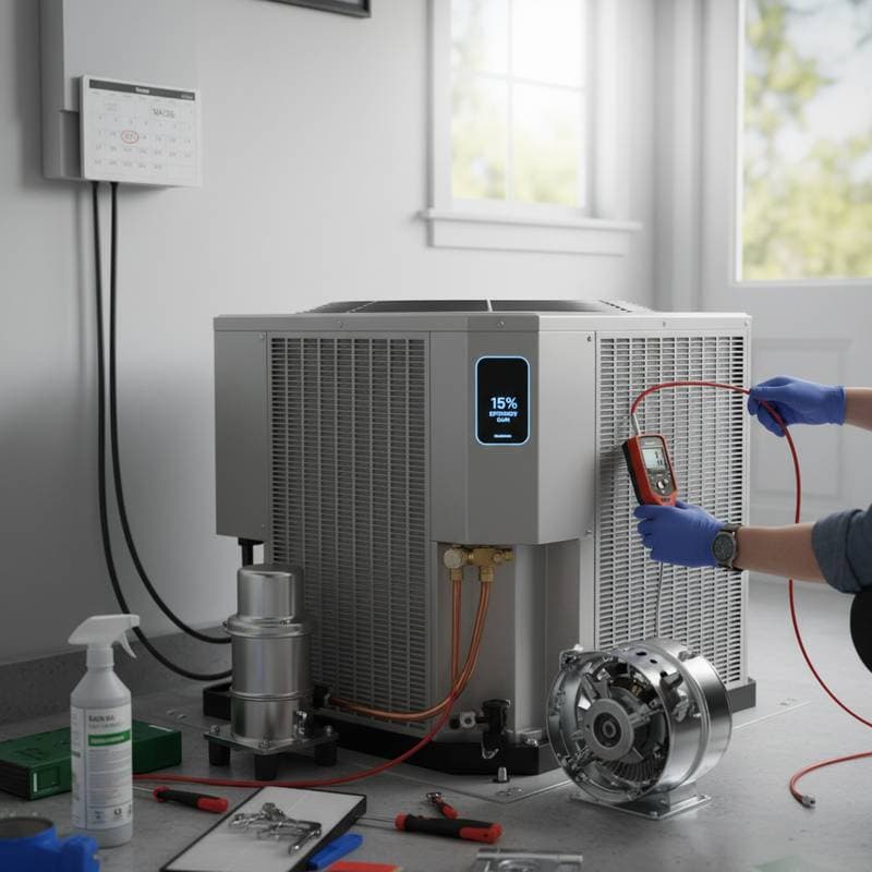 Featured image for Summer AC Tune-Ups Cut Energy Bills by 15 Percent