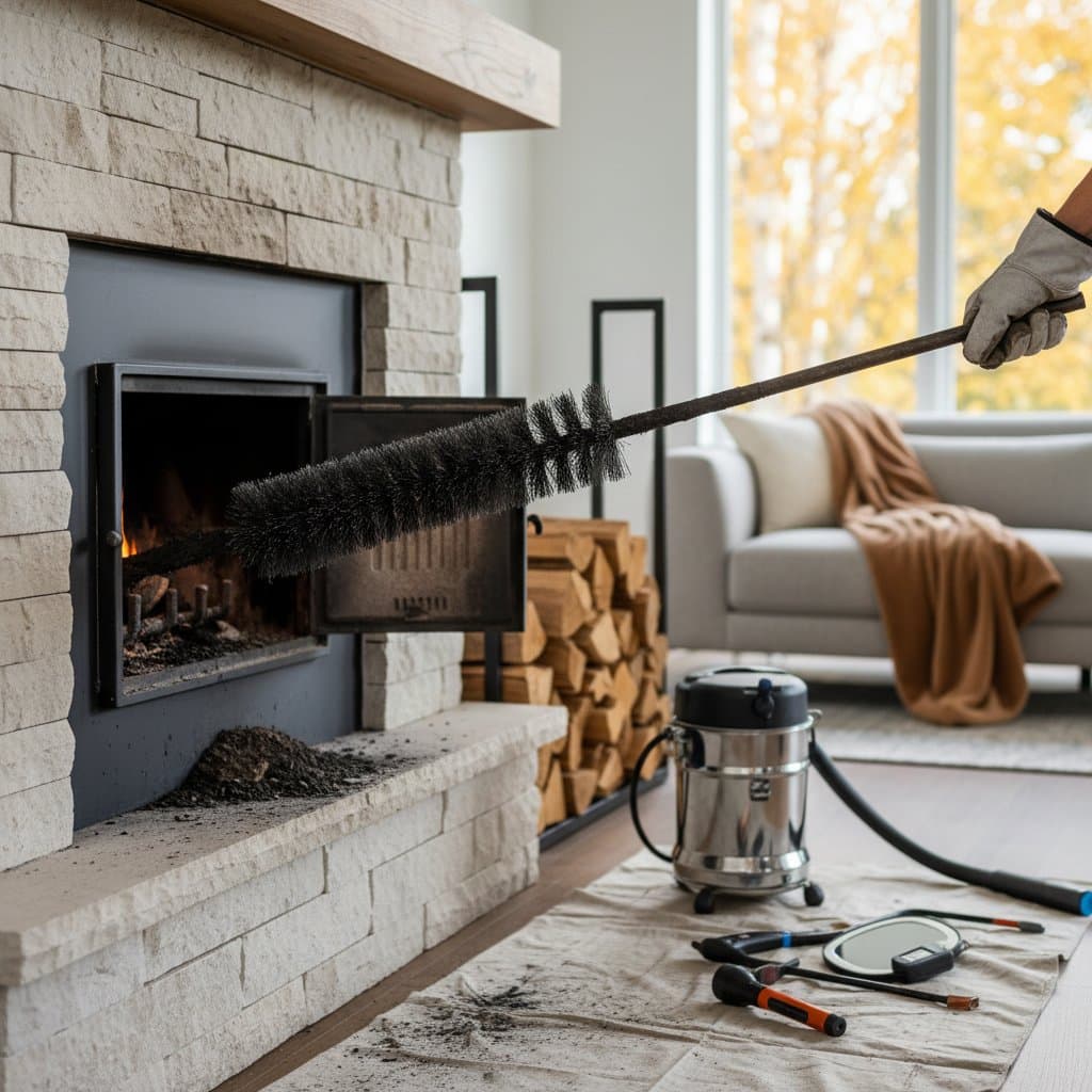 Featured image for Creosote Buildup: When Your Chimney Needs Cleaning