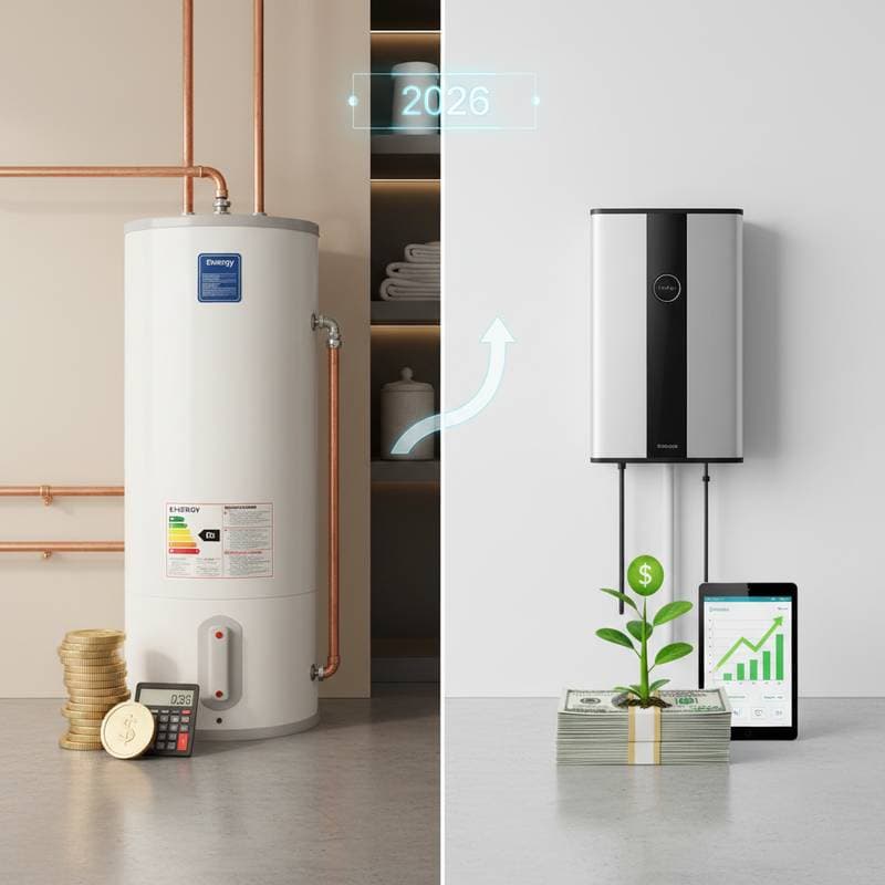 Featured image for Tank vs Tankless Water Heaters: Real 2026 Costs