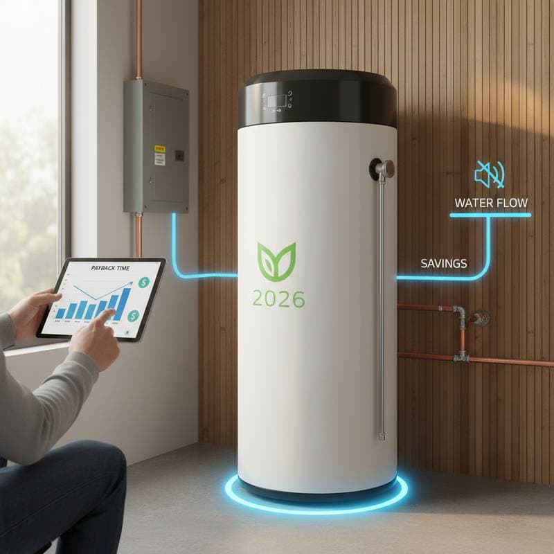 Featured image for 2026 Rebates Cut Heat Pump Water Heater Payback Time