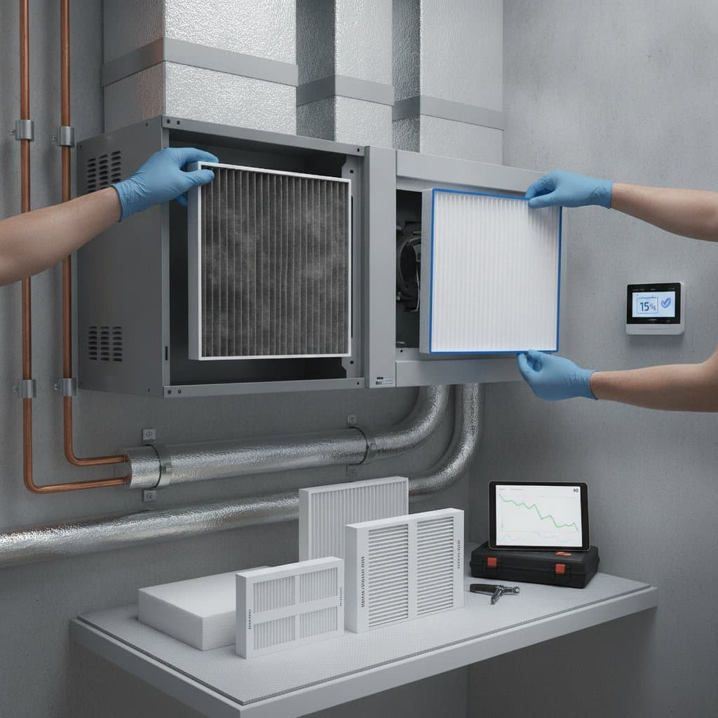 Featured image for Seasonal Filter Changes Cut HVAC Energy Costs 15%