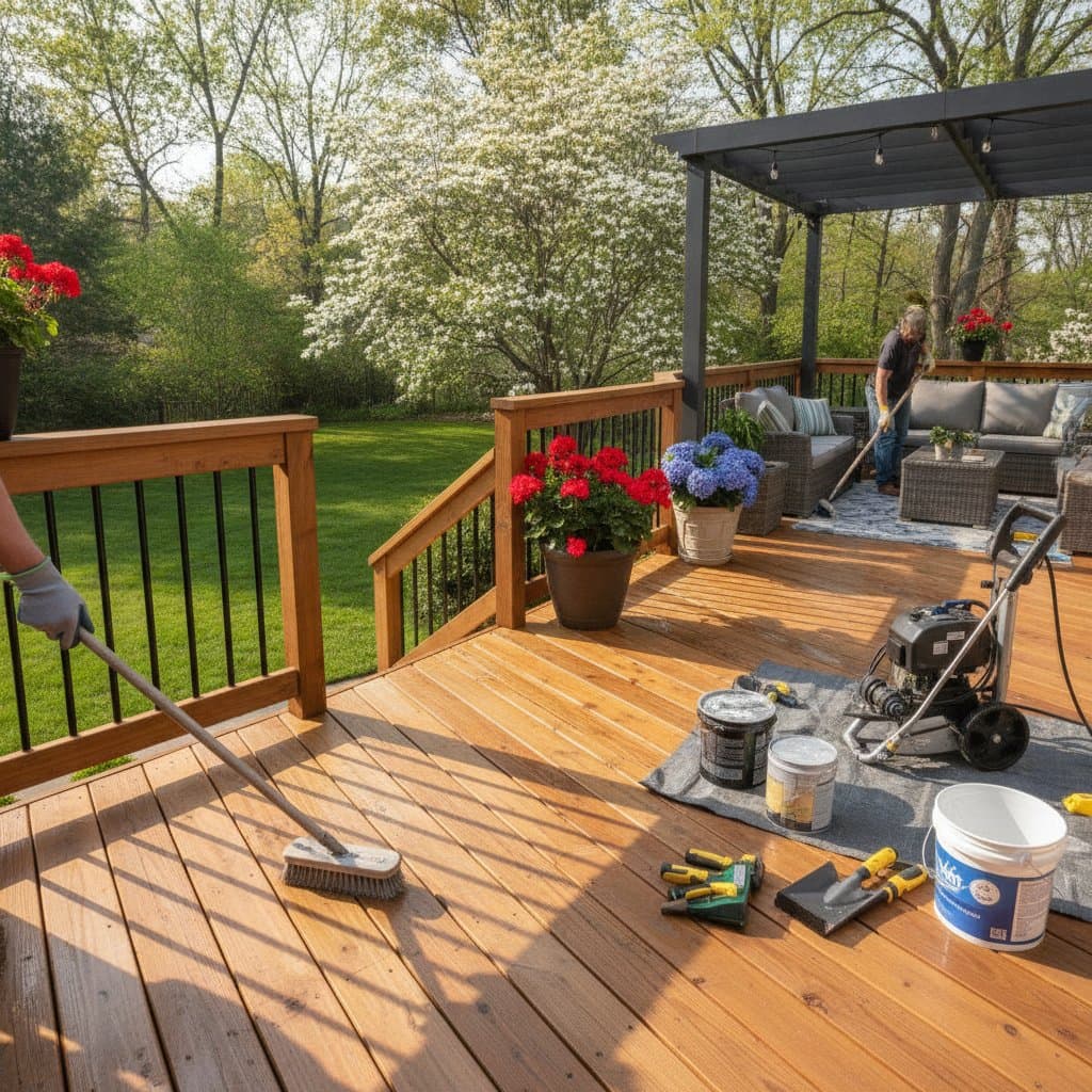 Featured image for Spring Deck Care Prevents Costly Repairs Later