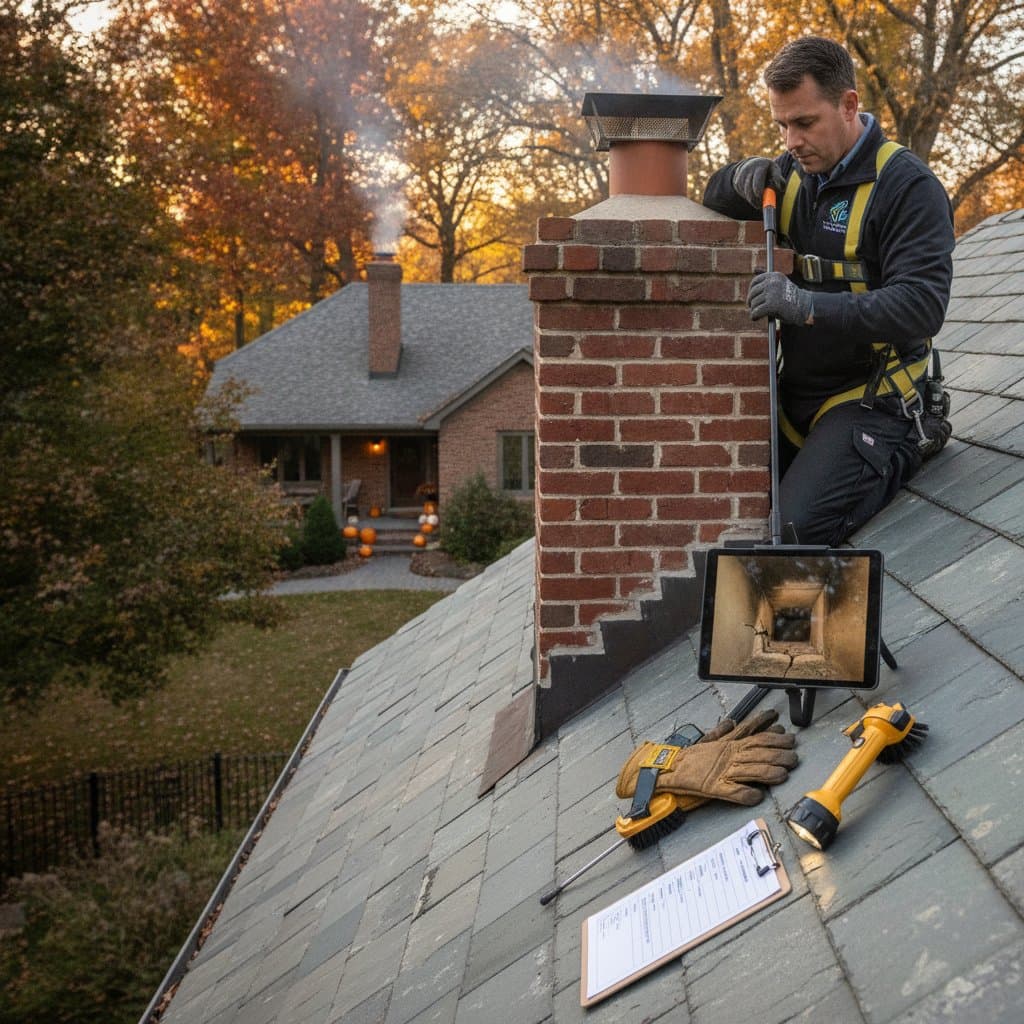 Featured image for Fall Chimney Inspection Costs and Safety Checklist