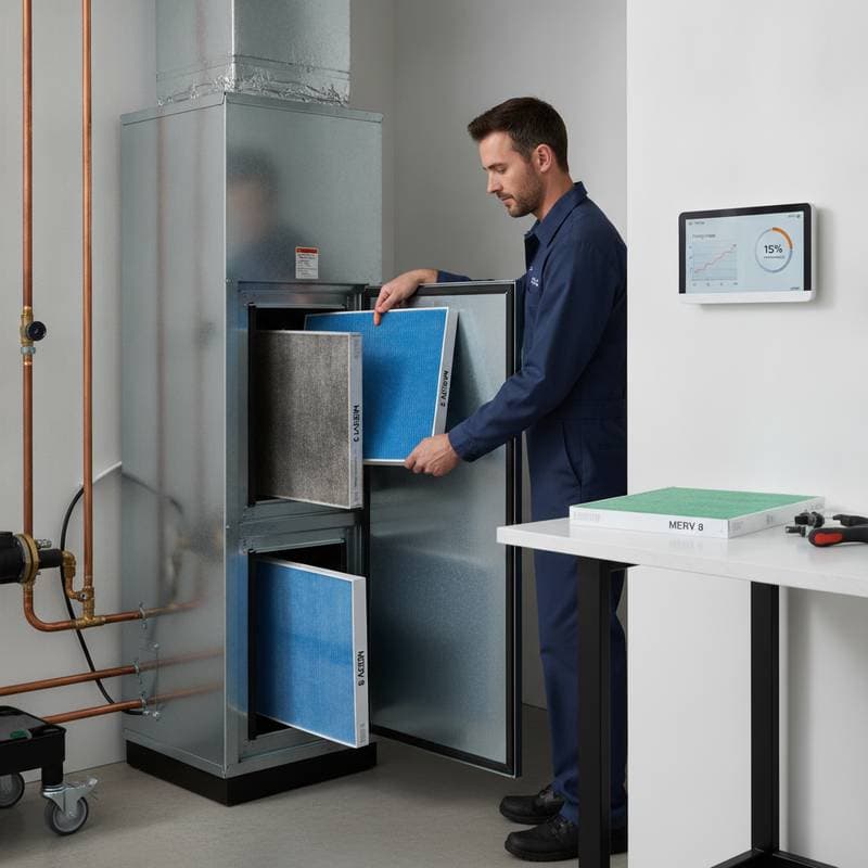 Featured image for Seasonal Filter Changes Keep HVAC Systems Running Longer