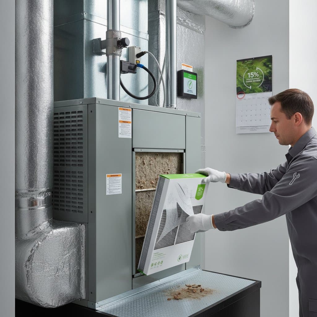 Featured image for Fall Filter Changes Cut HVAC Energy Bills 15%