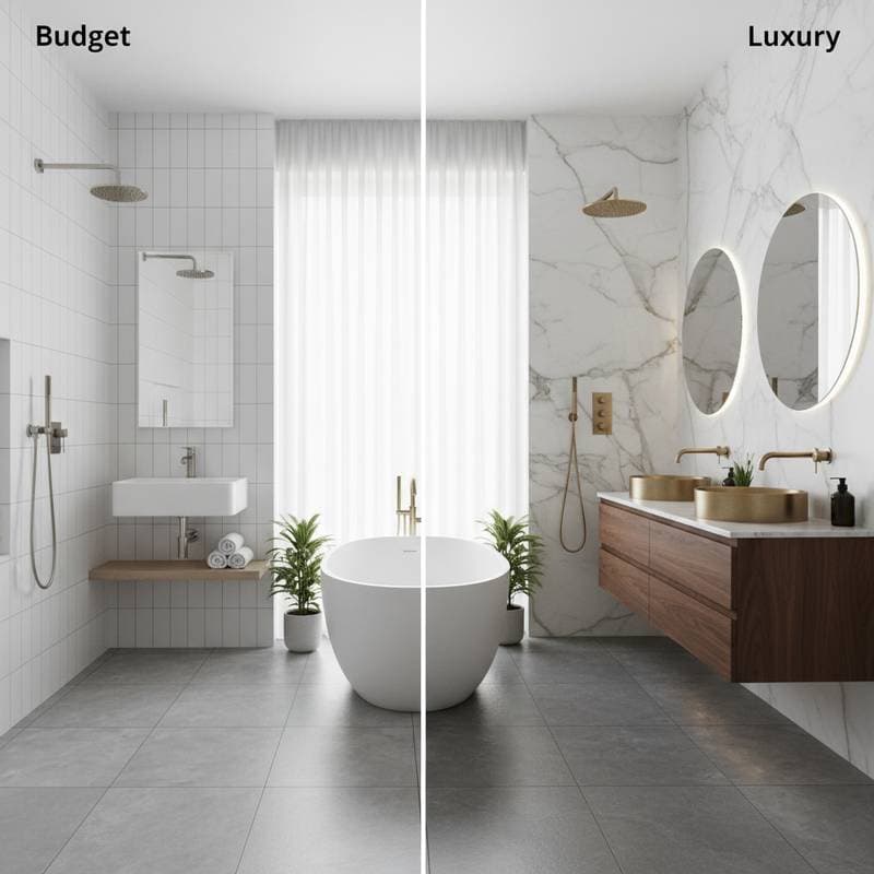 Featured image for Budget vs Luxury: Where to Spend on Your Bathroom