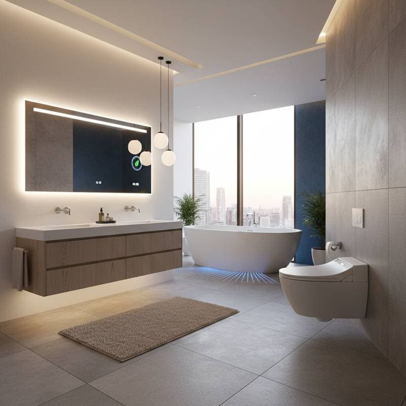 Featured image for Smart Bathroom Fixtures That Pay for Themselves