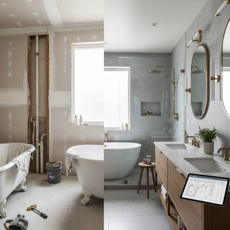 Featured image for What Bathroom Remodels Actually Cost in 2025