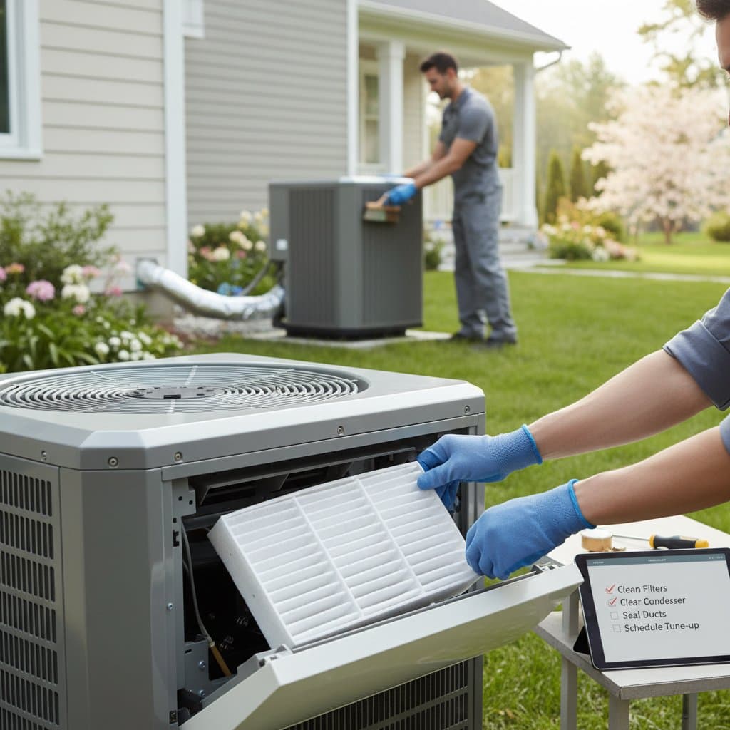 Featured image for Why Your AC Loses 15% Efficiency Without Spring Prep