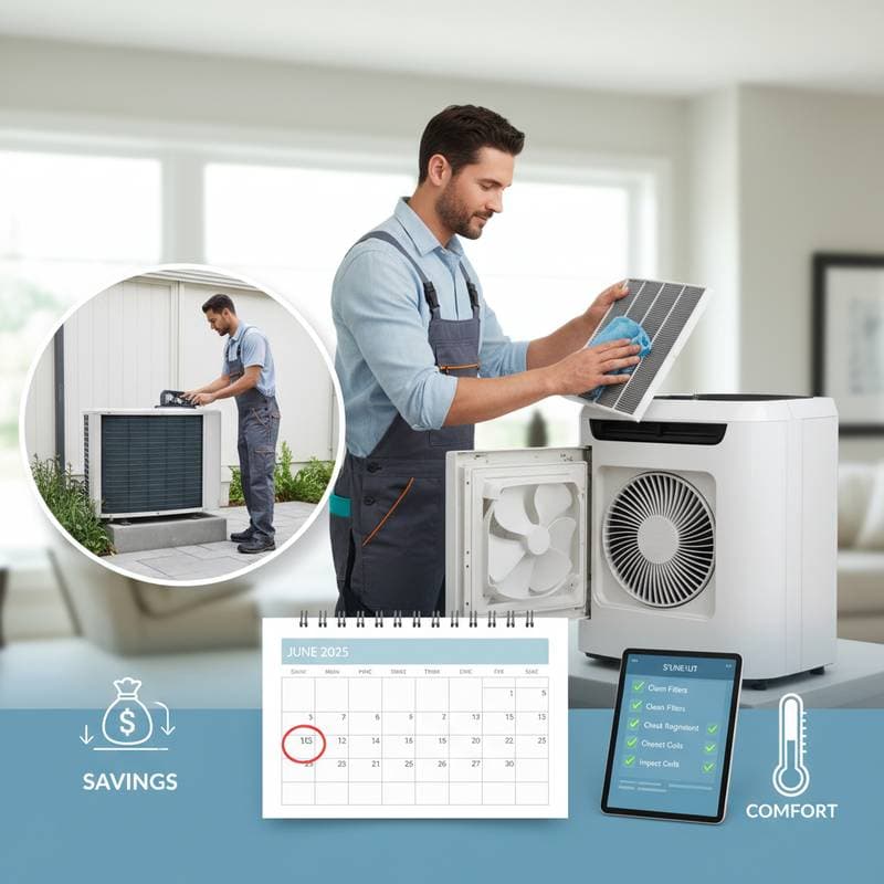 Featured image for Routine AC Maintenance Prevents Expensive Summer Repairs