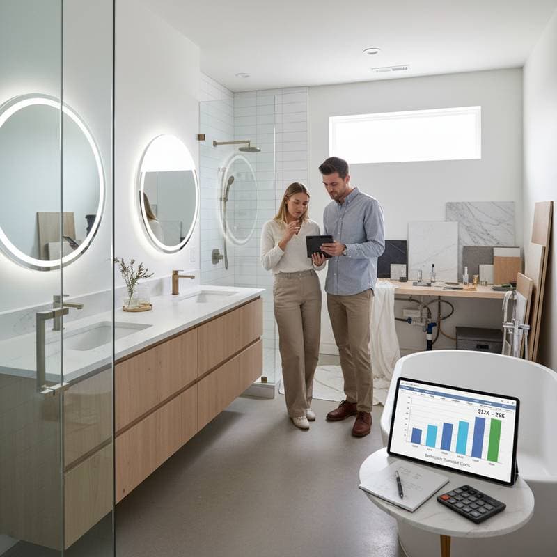 Featured image for Bathroom Remodels Now Cost $12K to $25K in 2025