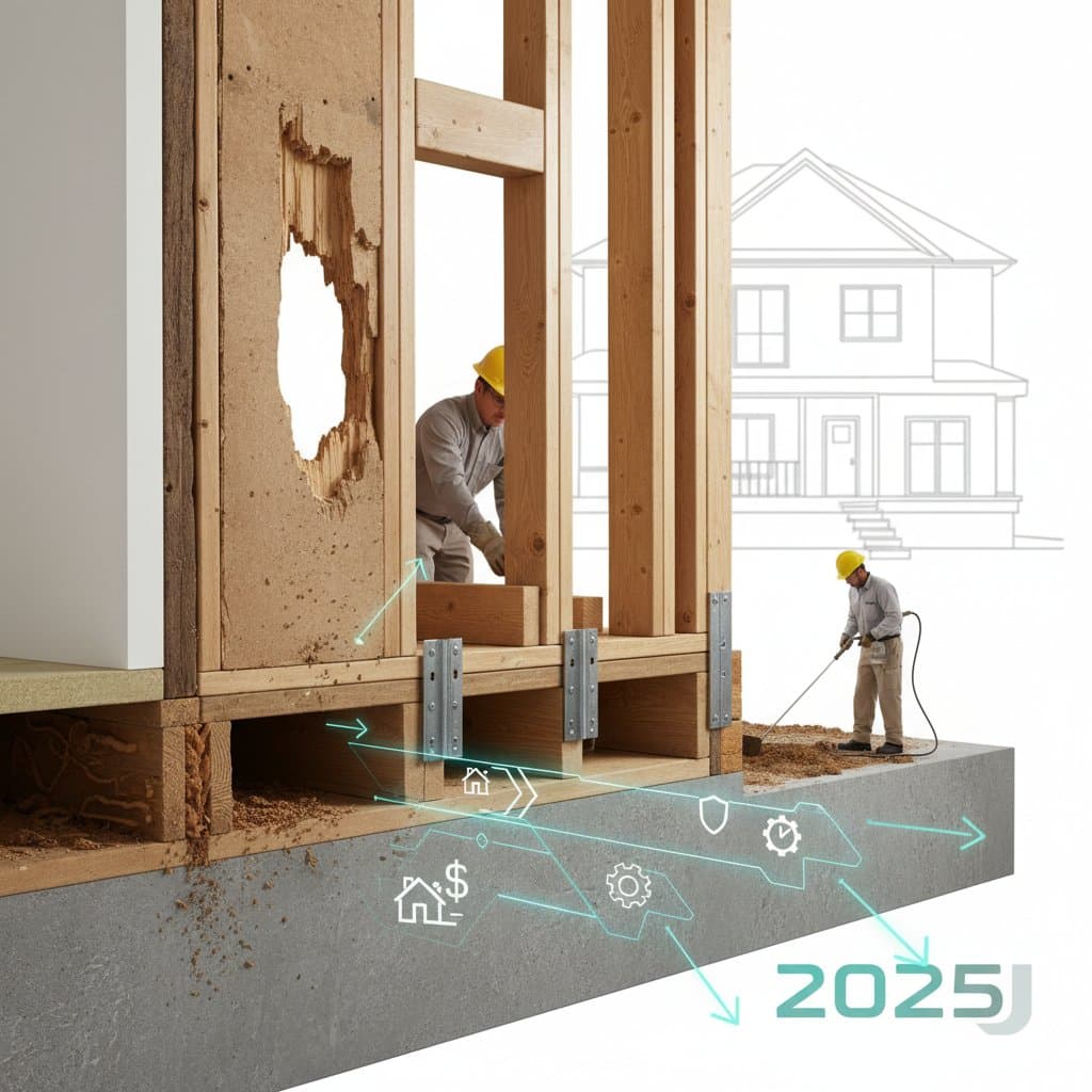 Featured image for Termite Damage Repair Costs for 2025