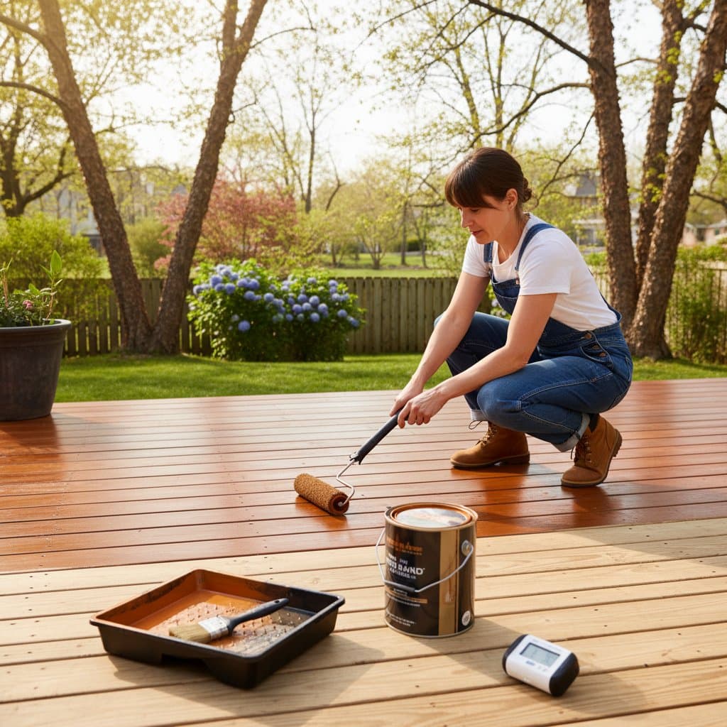 Featured image for When to Stain Your Deck: Temperature Timing Matters