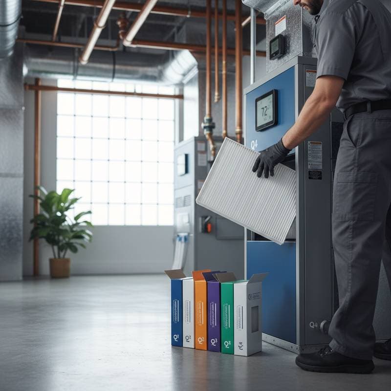 Featured image for Quarterly Filter Changes Keep HVAC Systems Efficient