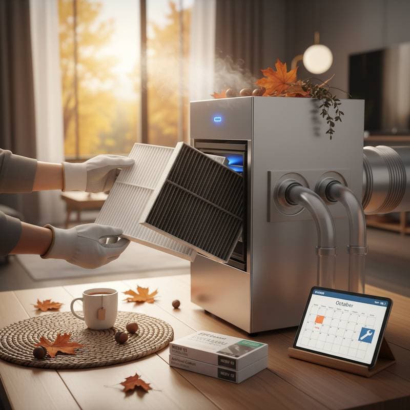 Featured image for Fall Filter Swaps Prevent Winter Furnace Strain