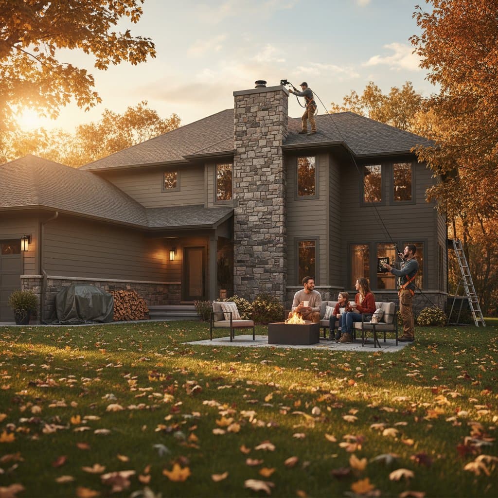 Featured image for Fall Chimney Inspections Prevent Costly Winter Repairs