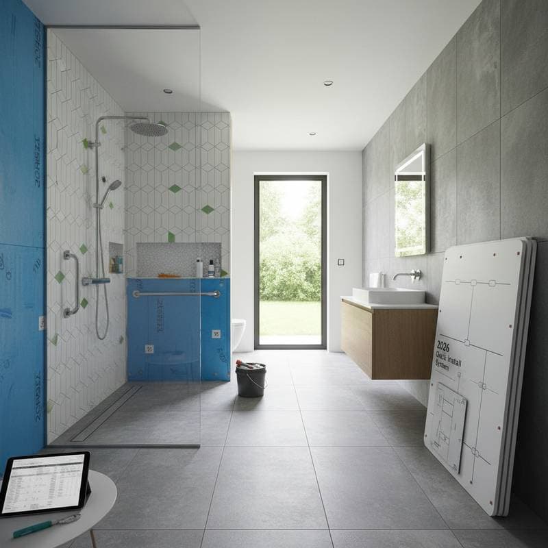 Featured image for Wet Room Remodel Costs Drop to $8K-$25K in 2026