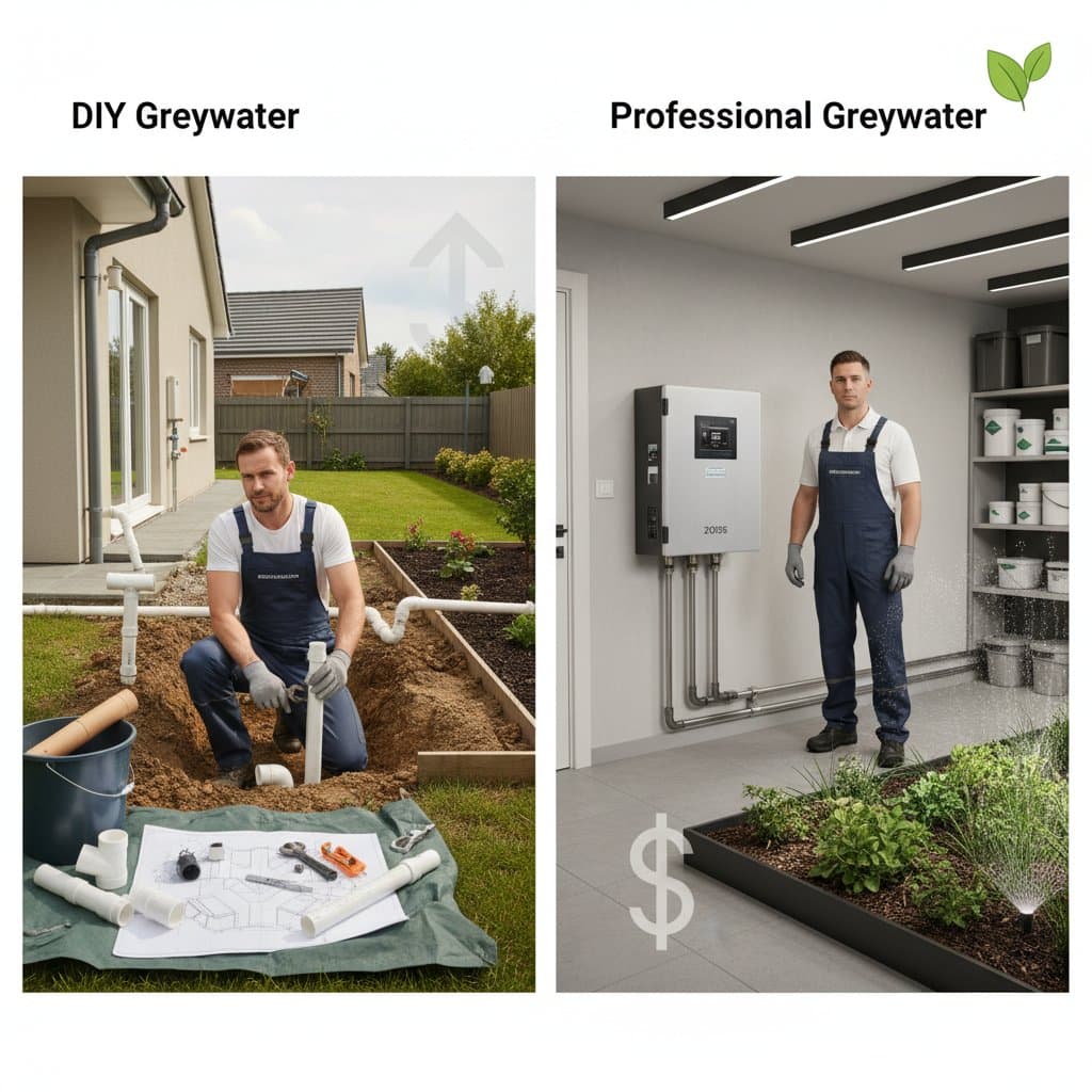 Featured image for DIY vs Professional Greywater: Real Cost Breakdown