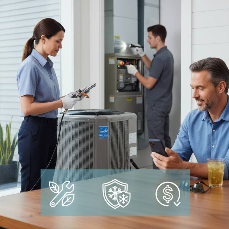 Featured image for Pre-Season AC Tune-Ups Cut Summer Costs by Hundreds