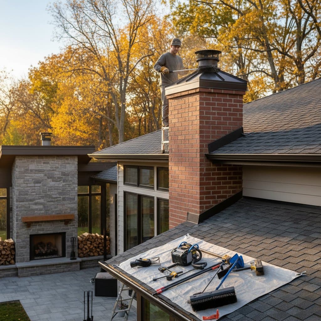 Featured image for Fall Chimney Prep Checklist to Avoid Fire Risks