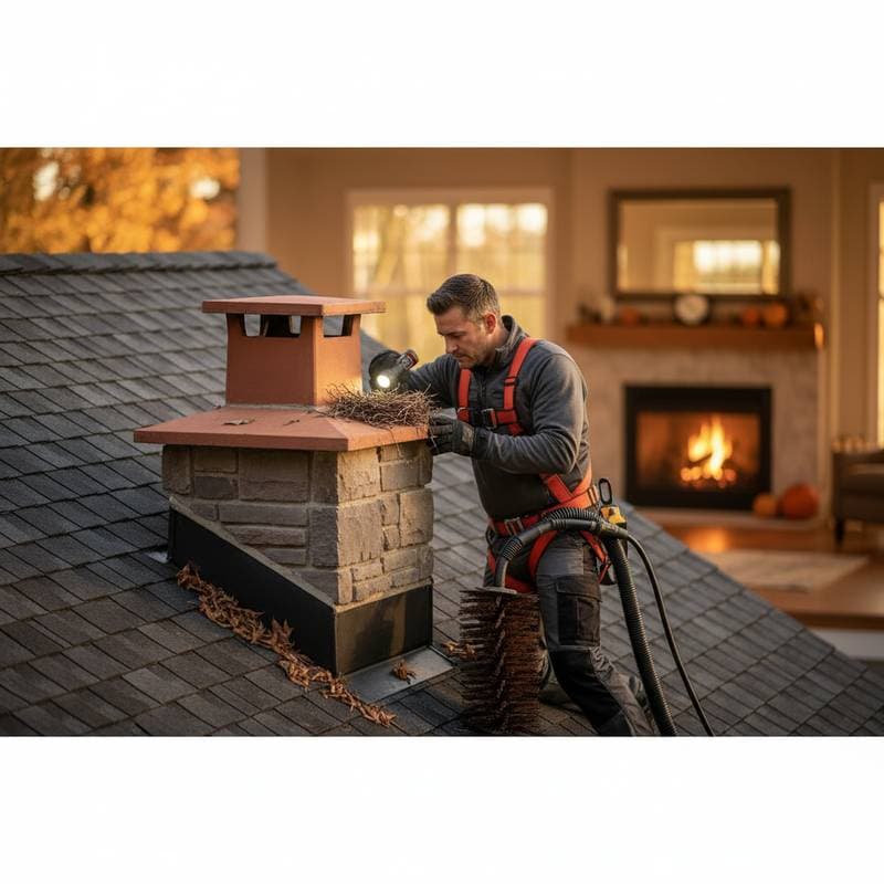 Featured image for Fall Chimney Prep Prevents Costly Winter Repairs