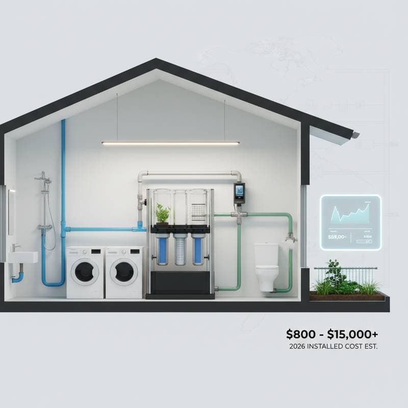Featured image for What Greywater Systems Actually Cost in 2026