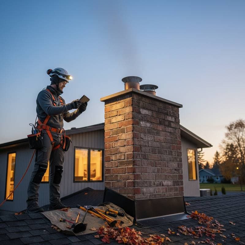 Featured image for Fall Chimney Inspections Beat the Rush and Cold Weather Repairs