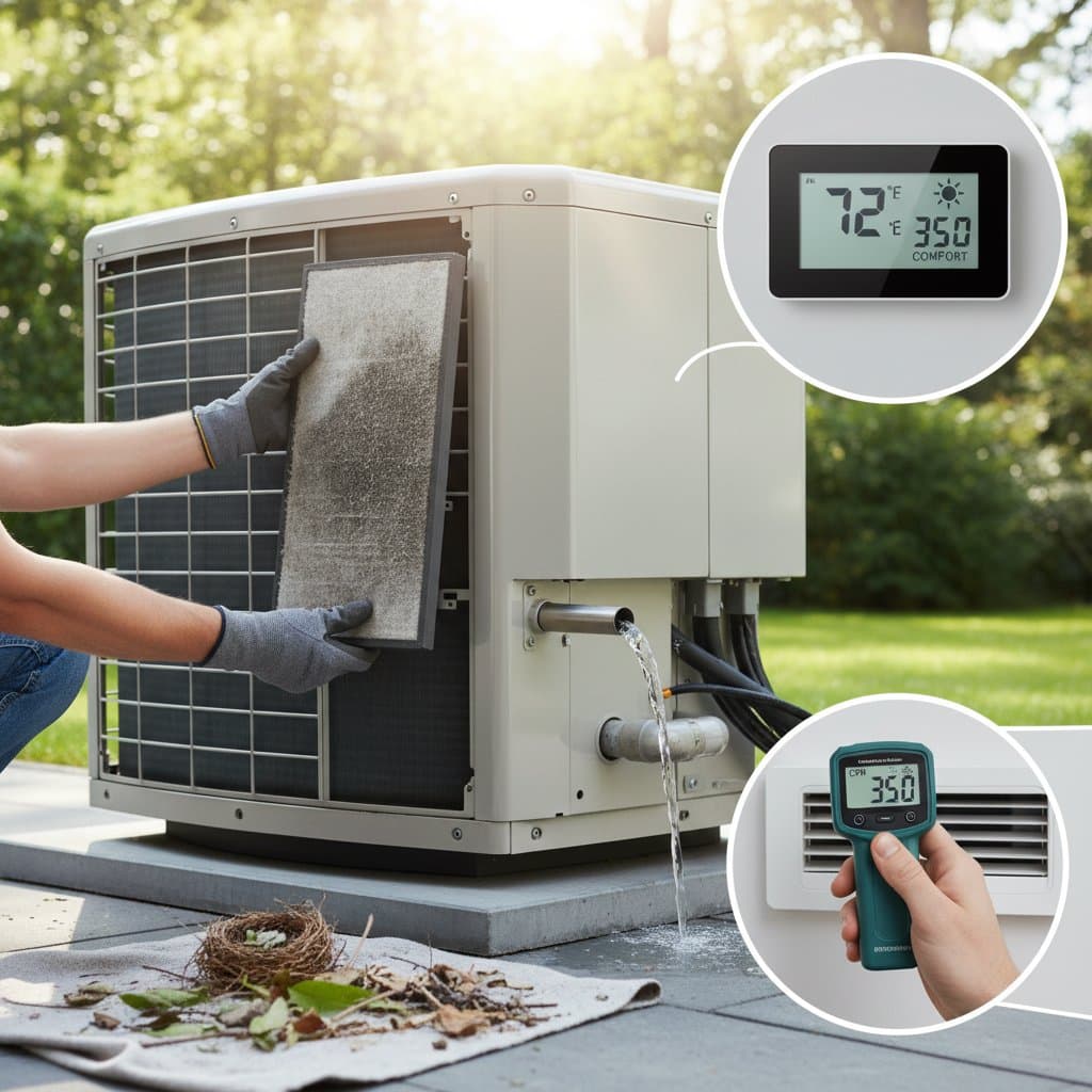 Featured image for Simple AC Maintenance Prevents Costly Summer Repairs