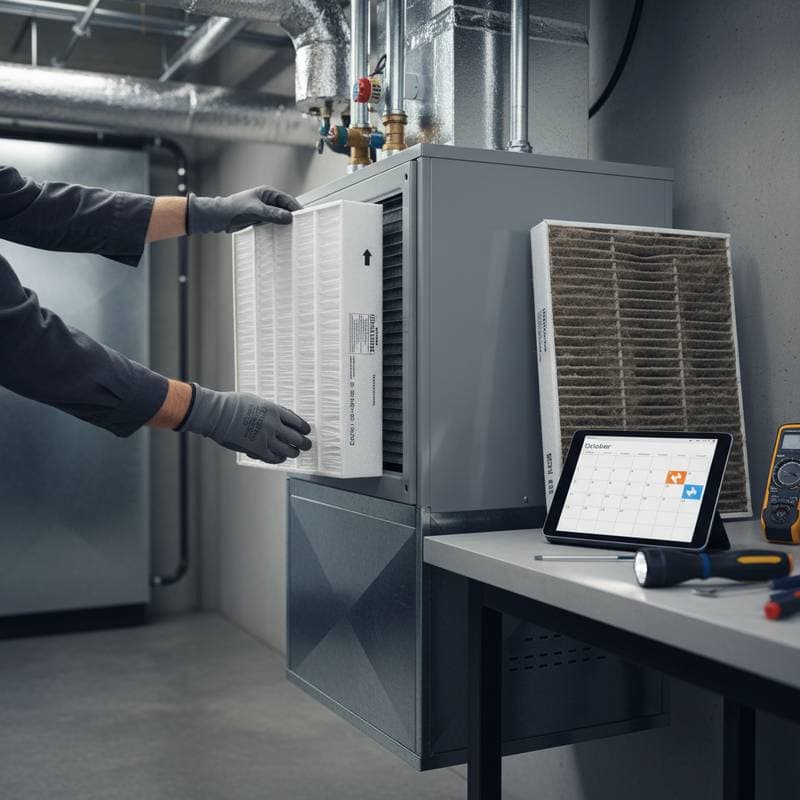 Featured image for Fall HVAC Filter Guide: When to Replace & Which Type