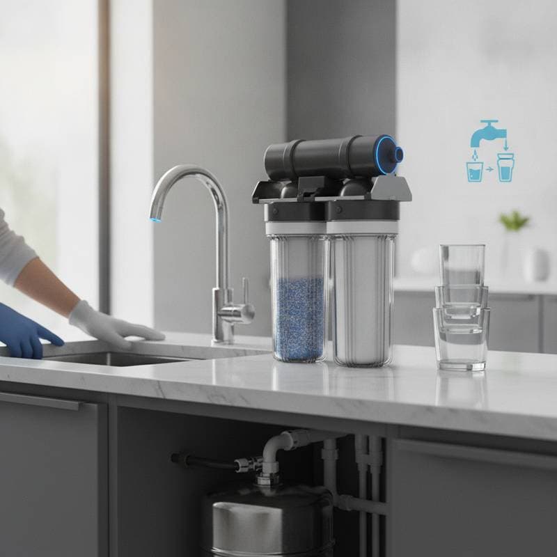 Featured image for Microplastic Filters Cut Tap Water Contamination Risk